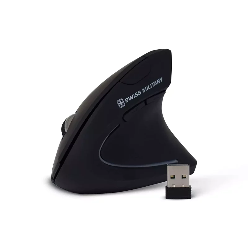 SWISS MILITARY VM01 Wireless Black Mouse For Laptop & Computer