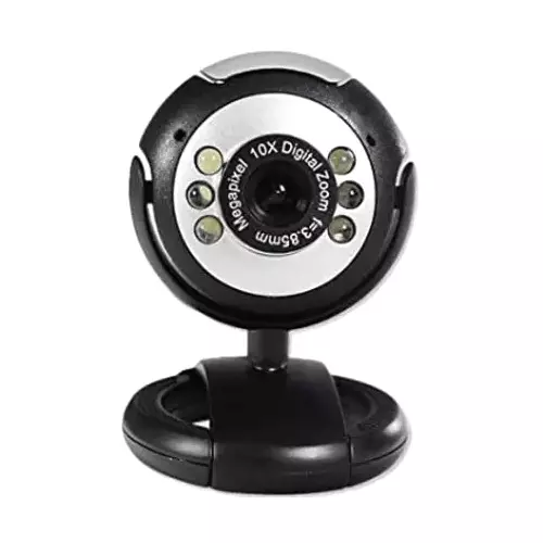 Zebion 20 MP HD Black & Silver Tigers Eye Webcam